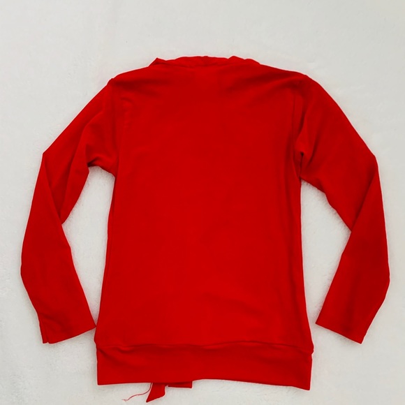 Red Two Piece Pants Set - Picture 6 of 9